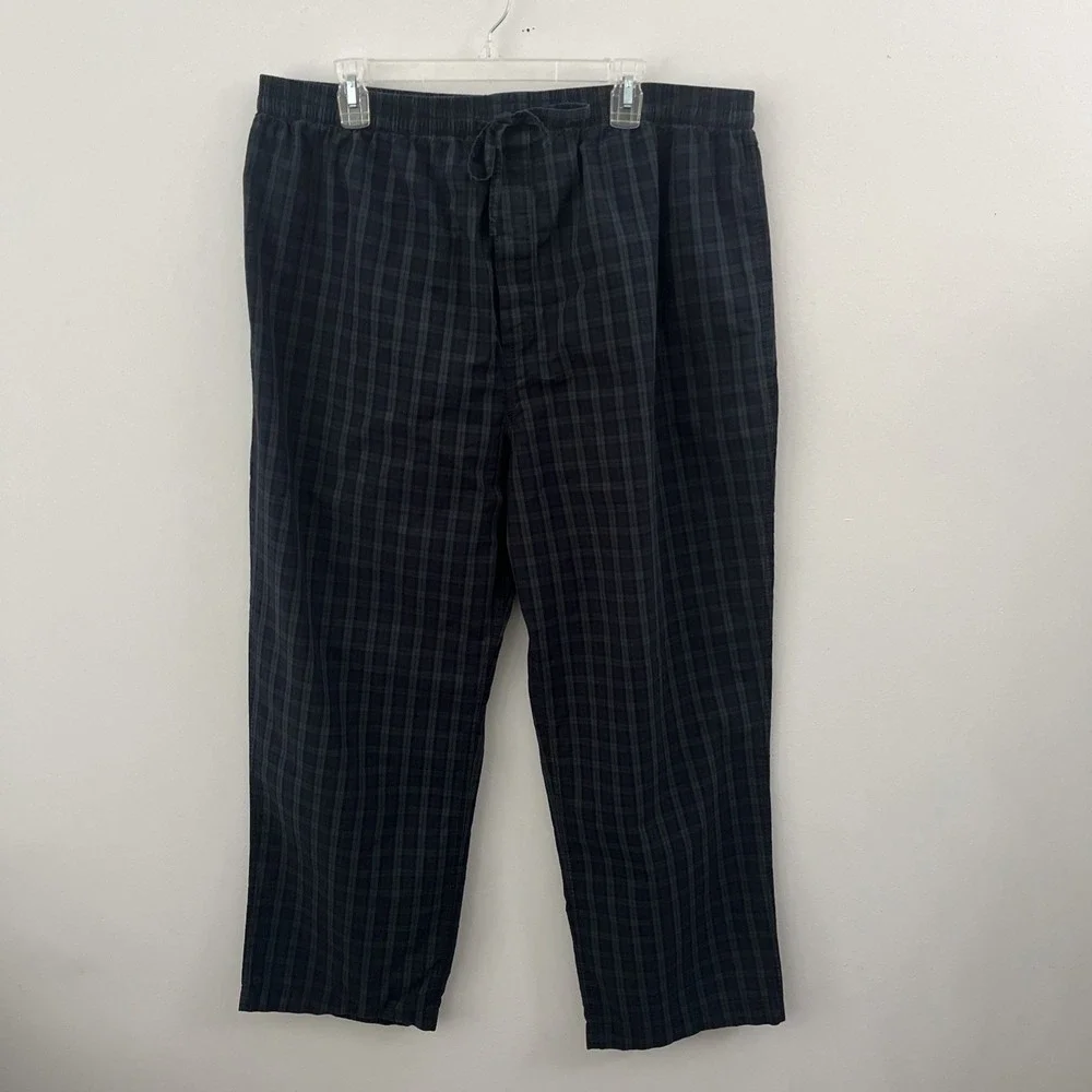 Brooks Brothers Men's Tartan Plaid XL Pajama Set Americana Classic Loungewear